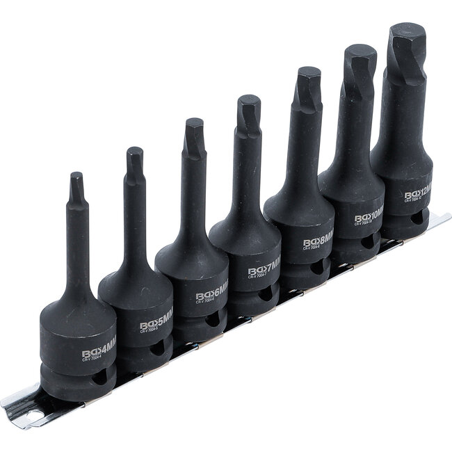 BGS Schroevenuitdraaiset 1/2" voor defecte biinnenzeskant 4 - 12 mm 7 delig