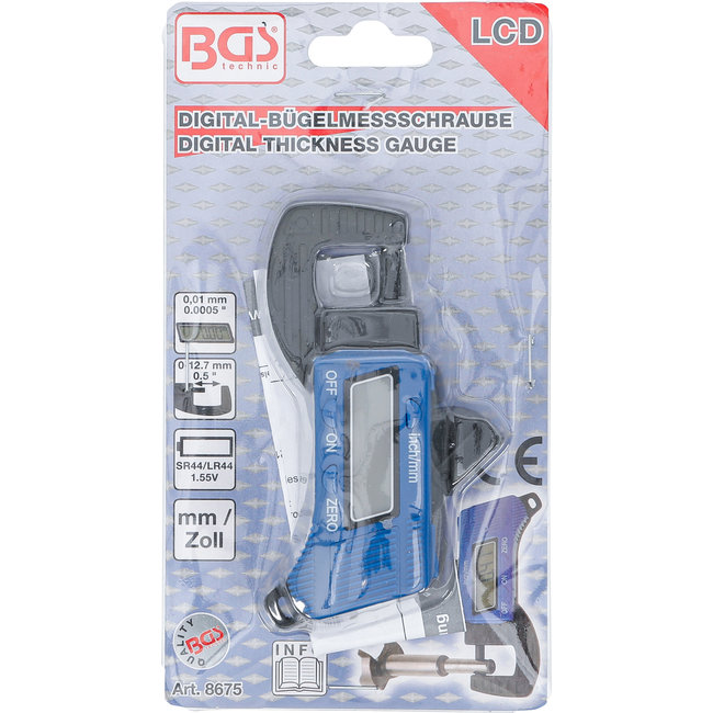 BGS Digitale micrometer 0 - 13 mm