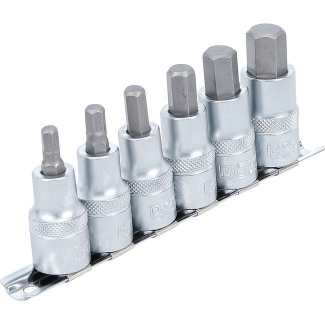 BGS Dopsleutelbitset 1/2" INBUS 6 - 14 mm 6 delig