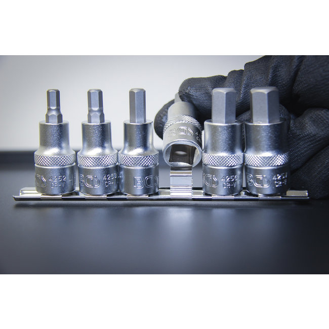 BGS Dopsleutelbitset 1/2" INBUS 6 - 14 mm 6 delig