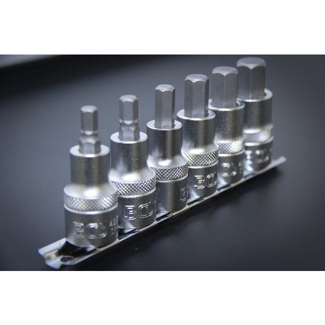 BGS Dopsleutelbitset 1/2" INBUS 6 - 14 mm 6 delig