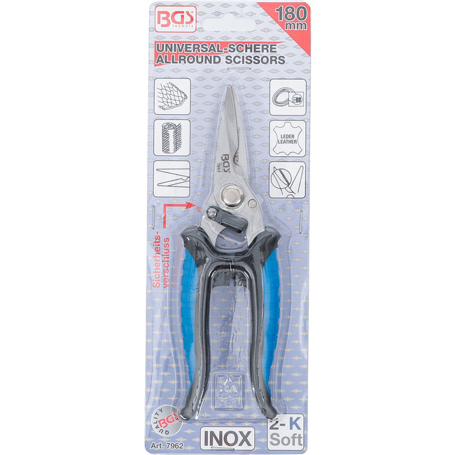 BGS Allesknipper roestvrij staal 180 mm