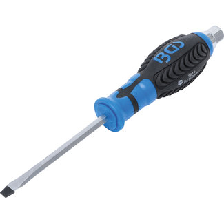 BGS technic Schroevendraaier met buitenzeskant sleuf 6 x 100 mm
