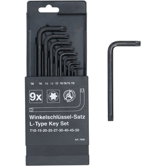 BGS Do it yourself Stiftsleutelset Torx T10 - T50 9 delig