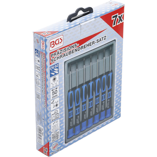 BGS Micro schroevendraaierset Torx 7 delig