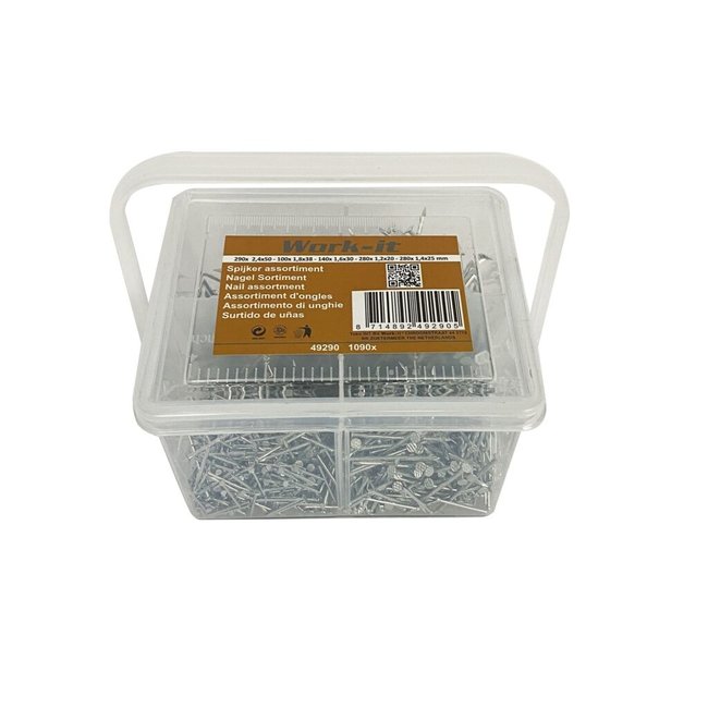 Work-it Spijker assortiment 1090 delig