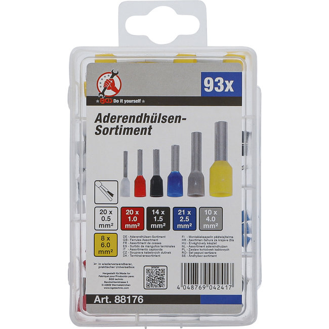 BGS Assortiment adereindhulzen geïsoleerd 93 delig