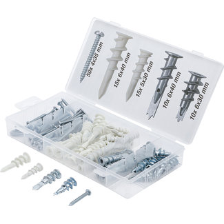 BGS Do it yourself Assortiment gipsplaatpluggen 100 delig