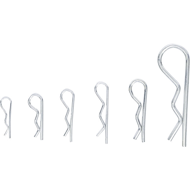 BGS Veerborgpen assortiment Ø 1,2 - 3,0 mm 48 delig