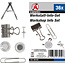 BGS Werkplaats-informatiehouders met paperclips, magneten, pins 36 delig