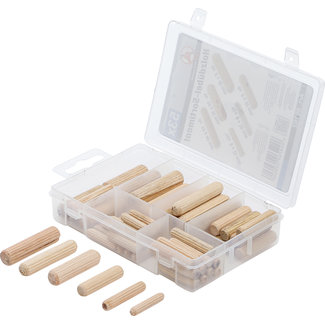 BGS Do it yourself Assortiment deuvels Ø 5 - 10 mm 53 delig