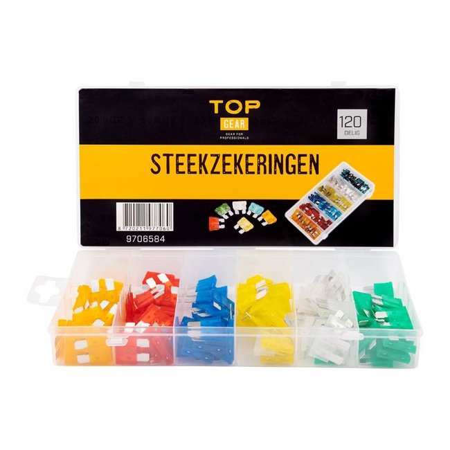 Topgear Assortiment steekzekeringen 120 delig