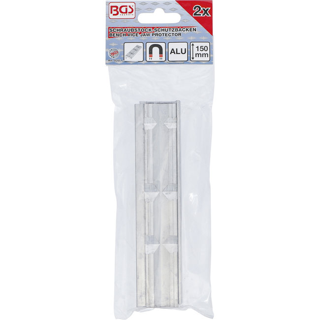 BGS Bankschroef beschermbek aluminium breedte 150 mm 2 delig