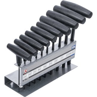 BGS Do it yourself Inbussleutelset met T-greep inch 3/32" - 3/8" 10 delig
