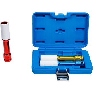 BGS technic Kracht wielmoerdoppenset 1/2" 150 mm diep 17 / 19 / 21 mm 3 delig