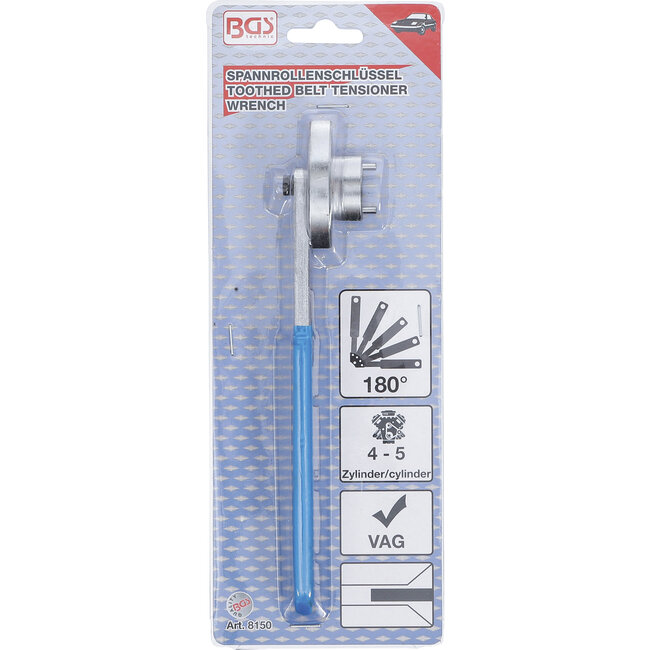 BGS Spanrollensleutel voor VW / AUDI-motoren