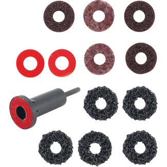 BGS technic Wielnaafslijperset voor borstbouten en wielmoerbouten 14 delig