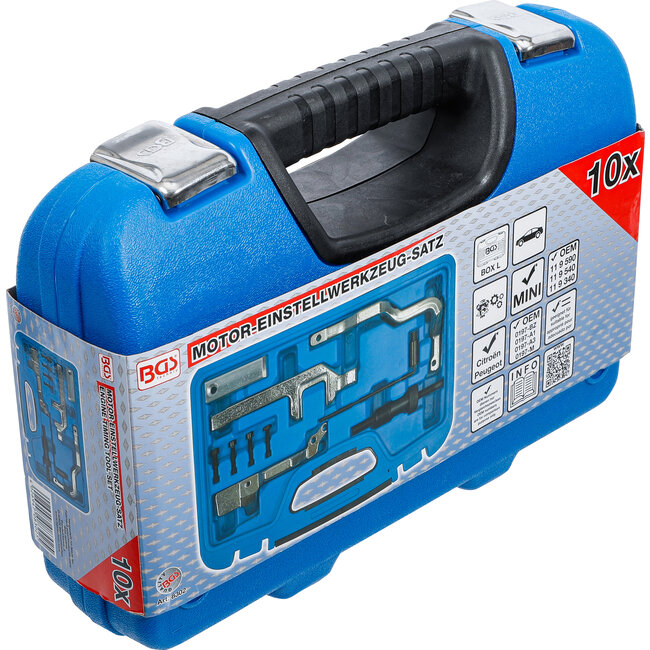 BGS Motorafstelset voor BMW MINI, PSA 10 delig