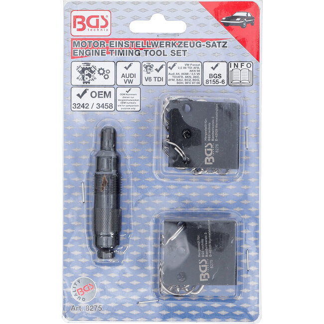 BGS Motorafstelset voor Audi, VW V6 TDI