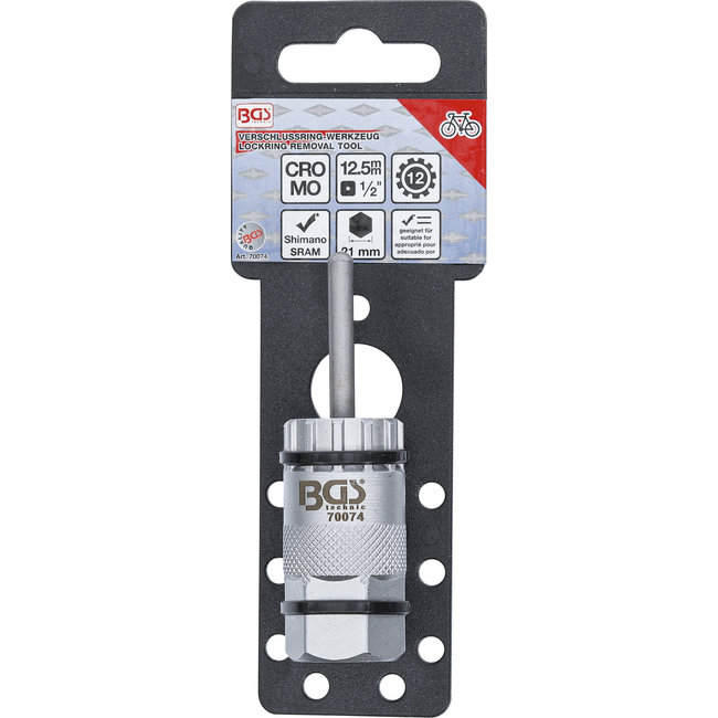 BGS Dopsleutel voor borgring met centreerpen