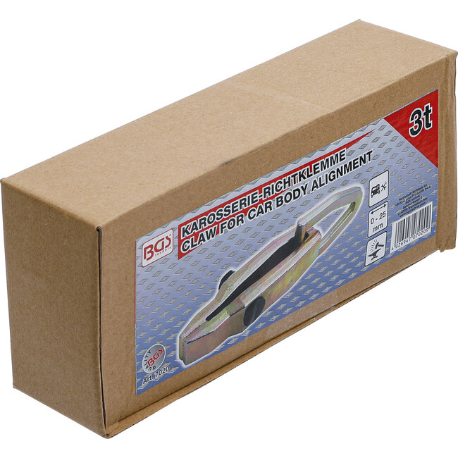 BGS Carrosserie richtklem smalle uitvoering één trekrichting max. 3 ton