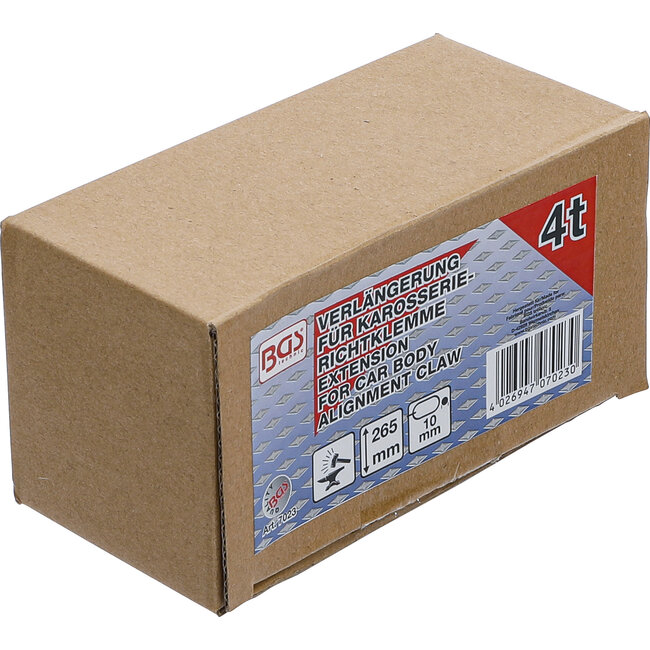 BGS Trekkettingverbinder met dubbele haak max. 4 t