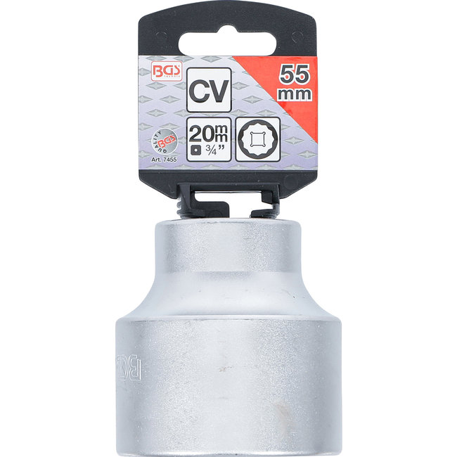 BGS Dopsleuteldop twaalfkant 3/4" 55 mm