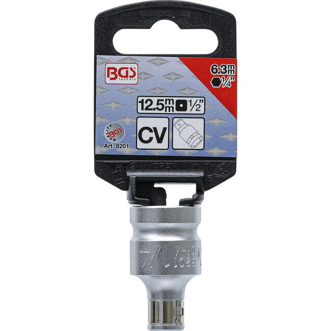 BGS Bitadapter met blokkeerkogel 1/2"