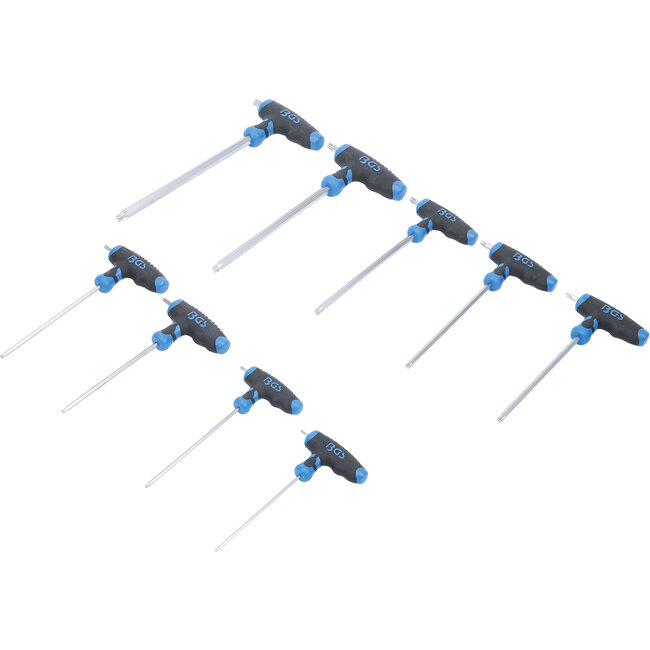 BGS T-greep sleutelset Torx T10 - T50 9 delig