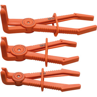 BGS technic Slang afklemtangenset 90° gebogen 155-220 mm 3 delig