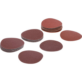 BGS technic Schuurschijven 75 mm - korrel 60, 80 en 120 - 30 delig