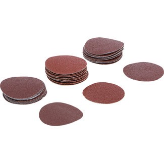 BGS technic Schuurschijven 50 mm - korrel 60, 80 en 120 - 30 delig