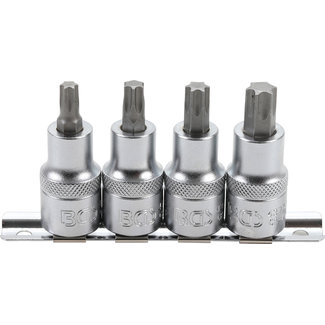 BGS technic Dopsleutelbitset 1/2" Torx T40 - T55 4 delig