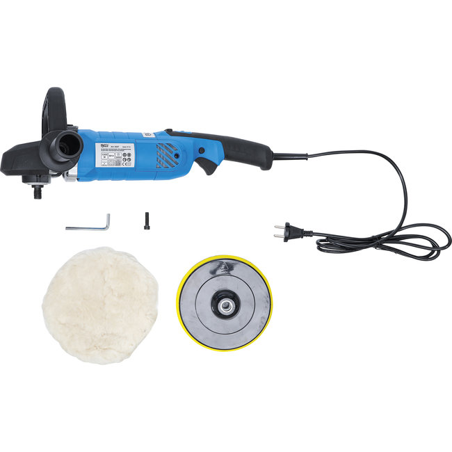 BGS Elektrische polijstmachine max. 3.000 omw/min 1.300W Ø 180 mm