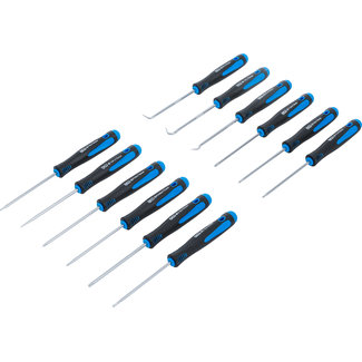 BGS technic Instrumentmaker schroevendraaier en hakenset 12 delig