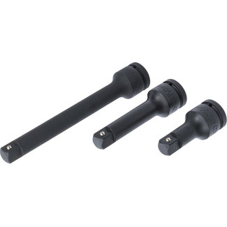 BGS technic Kracht verlengstukset buiten-/binnenvierkant 3/4" 3 delig