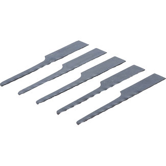 BGS technic Set zaagbladen voor carrosserie-decoupeerzaag 5 delig