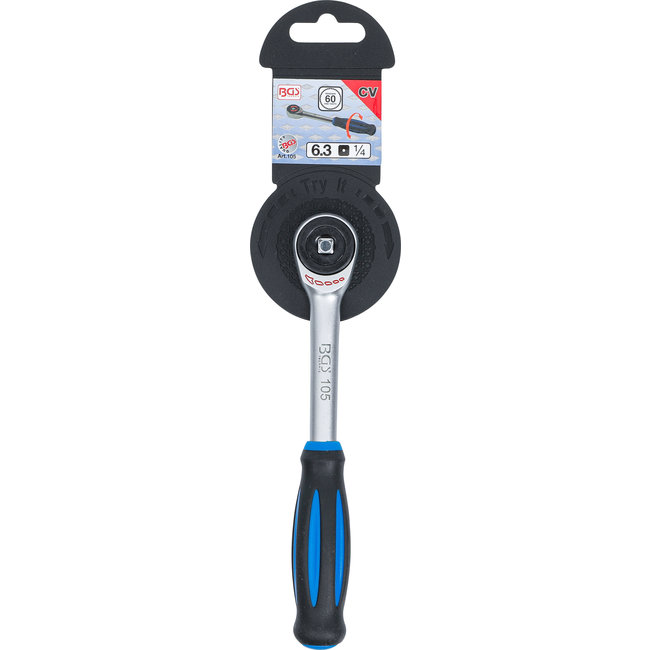 BGS Ratelsleutel met draaigreep 1/4"