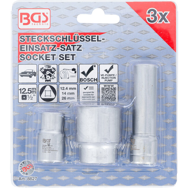 BGS Doppenset voor Bosch VE-pompen