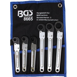 BGS technic Ratel leidingsleutelset 6 delig