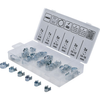 BGS technic Slangklem assortiment Ø 6 - 16 mm 30 delig