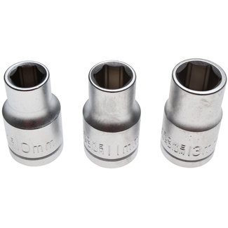 BGS Do it yourself Doppenset 1/2" 10 - 11 - 13 mm 3 delig