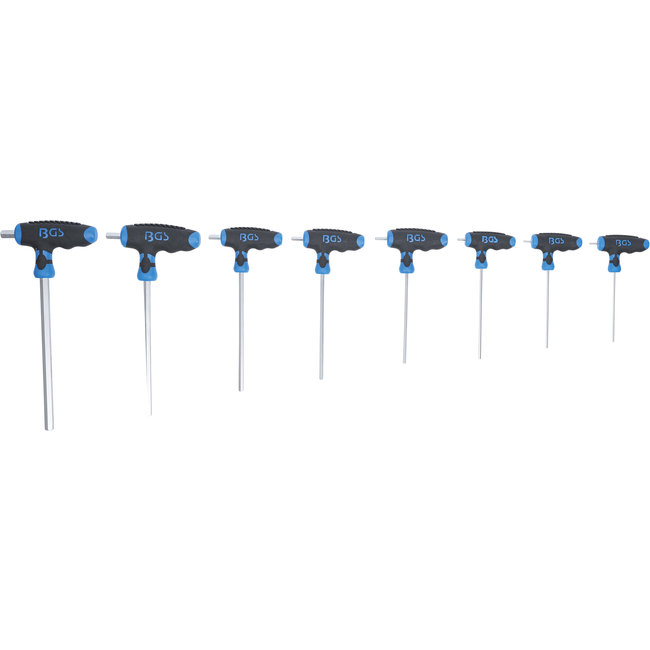 BGS T-greep sleutelset inbus 2 - 10 mm 8 delig