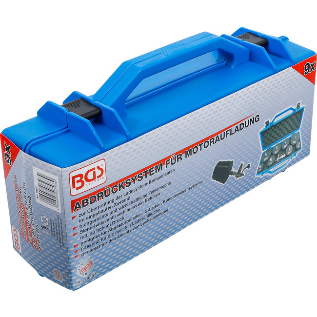 BGS Testkofferset turbolader-laadluchtsysteem 9 delig
