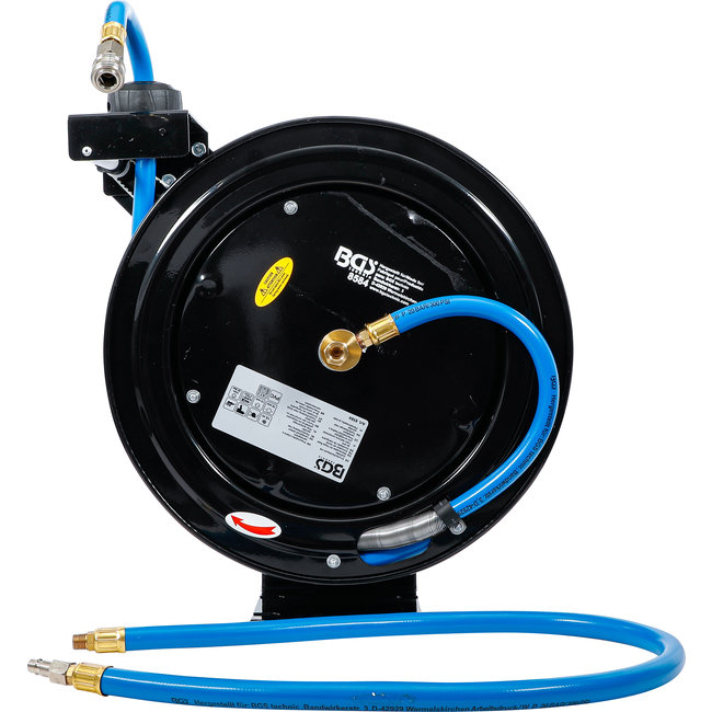 BGS Persluchtslang met oproller automatisch 15 meter