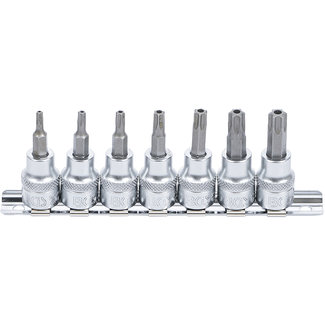 BGS technic Dopsleutelbitset 3/8" Torx met boring T15 - T50 7 delig