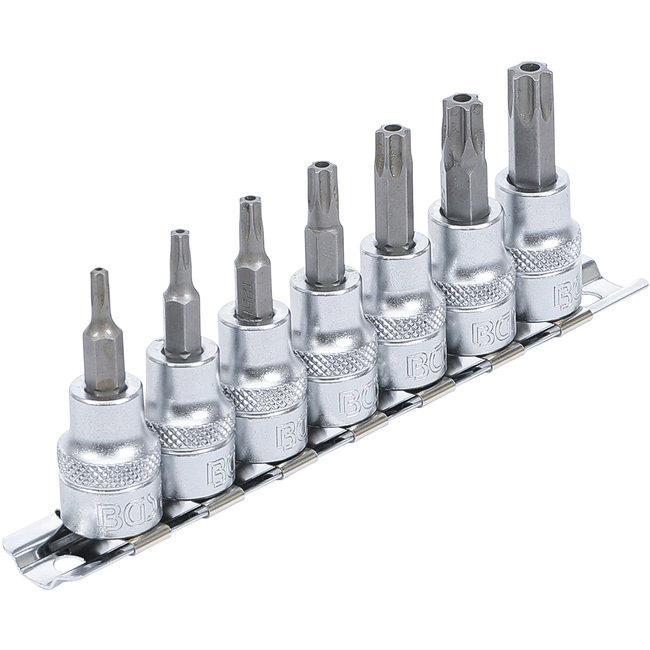 BGS Dopsleutelbitset 3/8" Torx met boring T15 - T50 7 delig