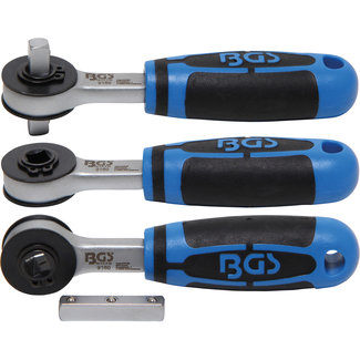 BGS technic Doorsteek ratelsleutel 1/4"