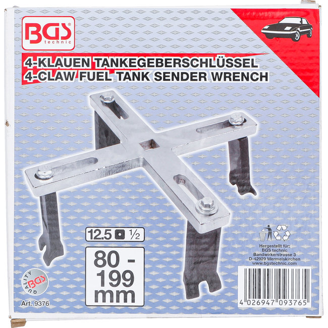 BGS Tanksensor sleutel, verstelbaar 12,5 mm (1/2")