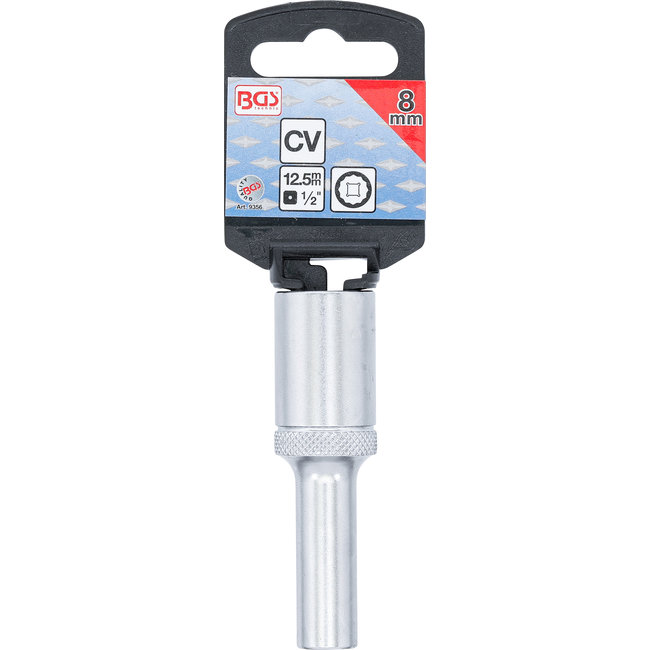 BGS Dopsleuteldop twaalfkant, diep 1/2" 8 mm
